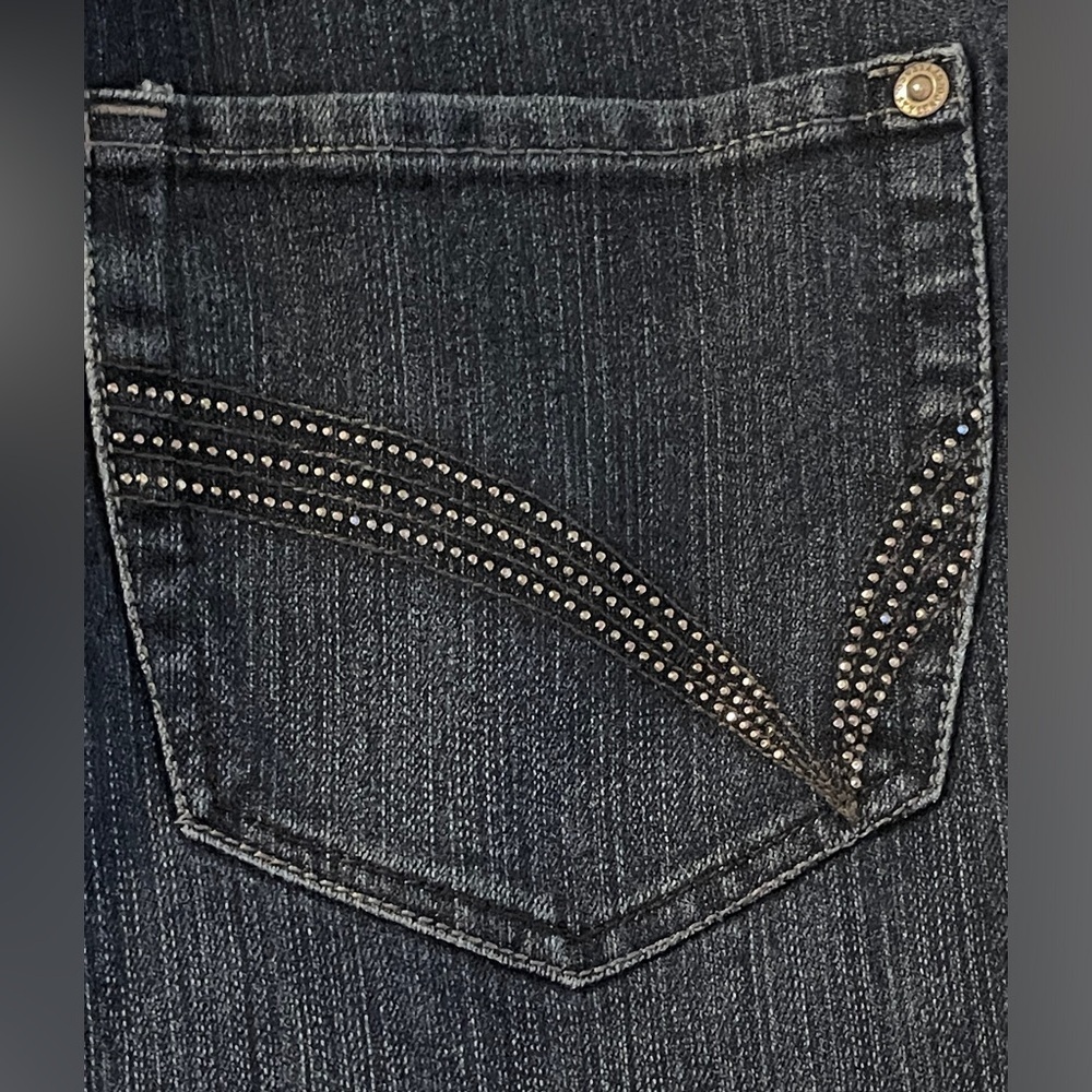 Style & Co Tummy Control Dark Wash Jeans Size 16 EUC - Picture 7 of 10